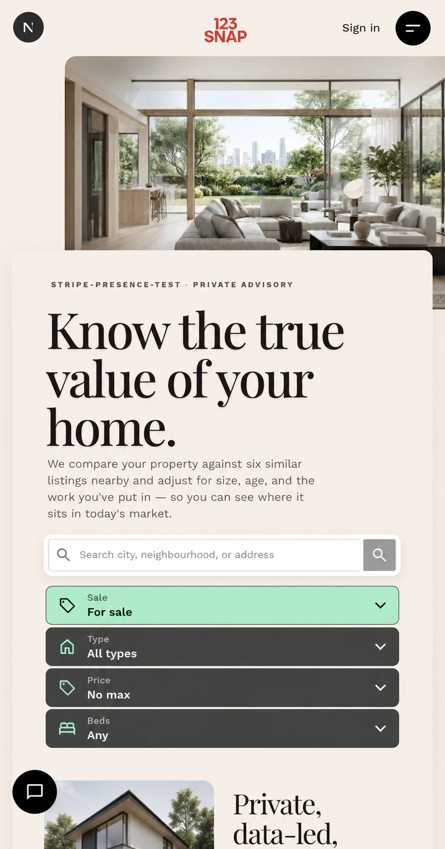 Atelier Editorial template, mobile