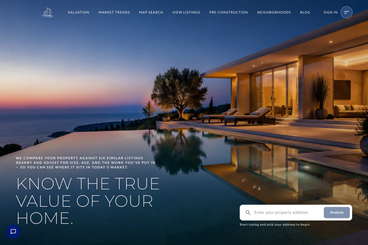Luxury Essence template, desktop